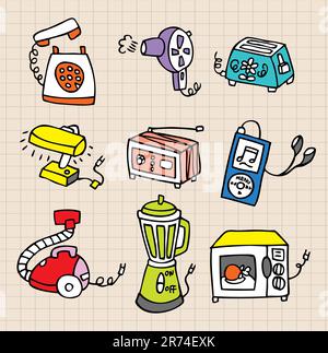 Housework element icon Stock Vector