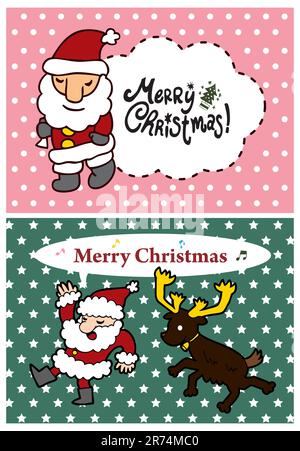 cute christmas card Stock Vector Image & Art - Alamy