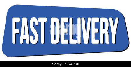 FAST DELIVERY text written on pink-black lines stamp sign Stock Photo ...