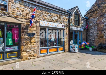 Barks and Co,The Dog Shop in Bakewell,Derbyshire,England, UK Stock Photo