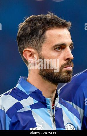 Istanbul, Turkey. 10th, June 2023. Bernardo Silva of Manchester City seen during the UEFA Champions League final between Manchester City and Inter at the Atatürk Stadium in Istanbul. (Photo credit: Gonzales Photo - Tommaso Fimiano). Stock Photo