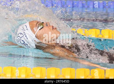 Mary-Ambre Moluh, Women Heat 50 M backstroke during the French Elite