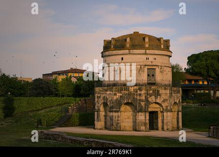 Mausoleum (Mausoleo di Teodorico based in Ravenna) Stock Photo