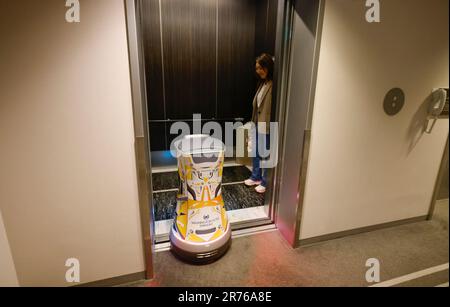 ROBOTS IN TOKYO Stock Photo