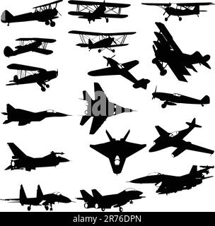 Military Airplanes Vector Stock Vector Image & Art - Alamy