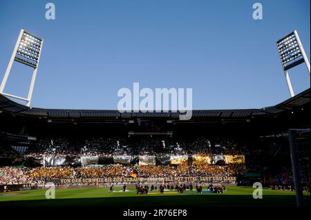 BREMEN, GERMANY - 12 June, 2023: The friendly football match Germany - Ukraine at Weser Stadium Stock Photo