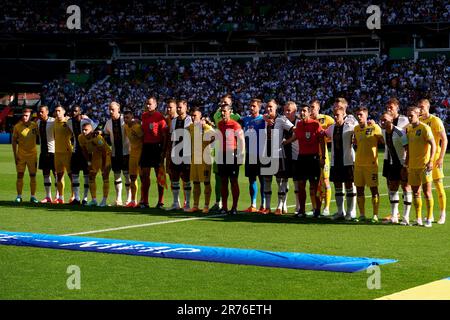 BREMEN, GERMANY - 12 June, 2023: The friendly football match Germany - Ukraine at Weser Stadium Stock Photo