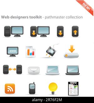 Pathmaster series - Eco symbols Stock Vector