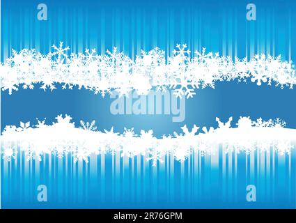 abstract snowflakes background Stock Vector