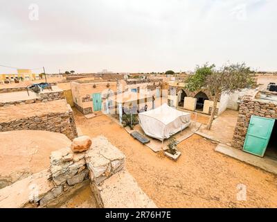 Mauritania, Adrar region, Chinguetti, La Rose des Sables guest house Stock Photo