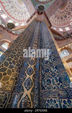 Yeni Camii New Mosque Interior Dome Istanbul Turkey // ISTANBUL, Turkey ...