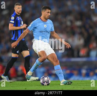 Istanbul, Turkey. 10th June, 2023. 10 Jun 2023 - Manchester City v Inter Milan - UEFA Champions League - Final - Ataturk Olympic Stadium Manchester City's Rodri during the Champions League Final in Istanbul. Picture Credit: Mark Pain/Alamy Live News Stock Photo