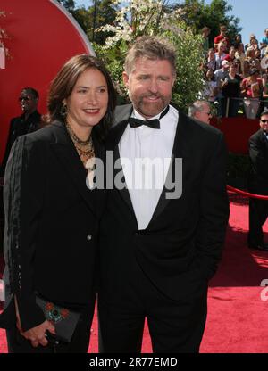 Treat Williams with his wife Pam Van Sant, son Gill Williams and ...