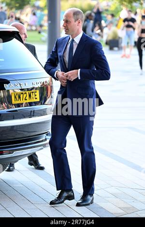 London, UK. 13th June, 2023. London, UK. June 13th, 2023 Prince William attending a private screening of Rhino Man, hosted by United for Wildlife, at The Cinema in Battersea Power Station. Credit: Doug Peters/Alamy Live News Stock Photo