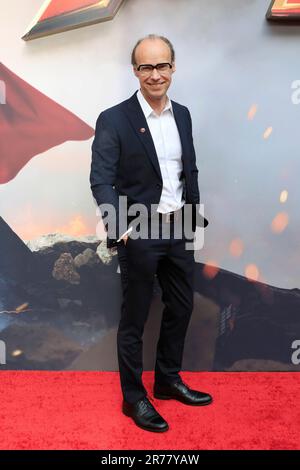 June 12, 2023, Los Angeles, California, USA: LOS ANGELES, CALIFORNIA - JUNE 12: Michael Keller at the premiere of Warner Bros. The Flash at Ovation Hollywood (Credit Image: © Nina Prommer/ZUMA Press Wire) EDITORIAL USAGE ONLY! Not for Commercial USAGE! Stock Photo