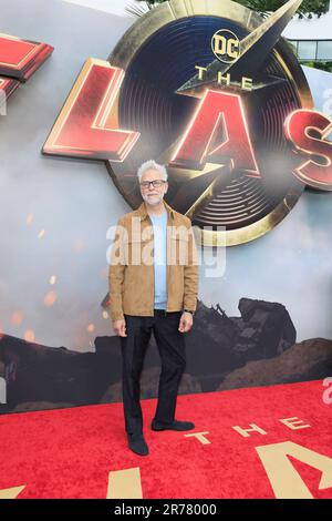 June 12, 2023, Los Angeles, California, USA: LOS ANGELES, CALIFORNIA - JUNE 12: James Gunn at the premiere of Warner Bros. The Flash at Ovation Hollywood (Credit Image: © Nina Prommer/ZUMA Press Wire) EDITORIAL USAGE ONLY! Not for Commercial USAGE! Stock Photo