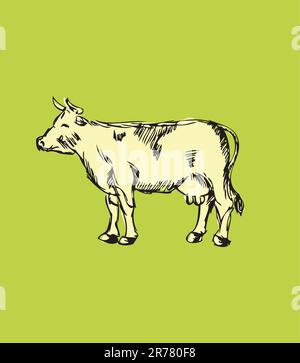 Vector cow Stock Vector