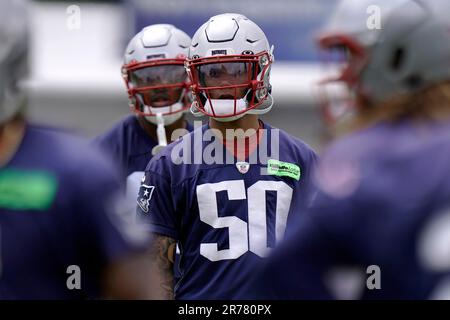 New England Patriots cornerback Christian Gonzalez during an NFL preseason  football game against the Houston Texans at Gillette Stadium, Thursday,  Aug. 10, 2023 in Foxborough, Mass. (Winslow Townson/AP Images for Panini  Stock