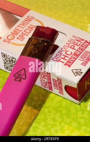 THC vaping pens are legal in most states, 2023, United States Stock Photo -  Alamy