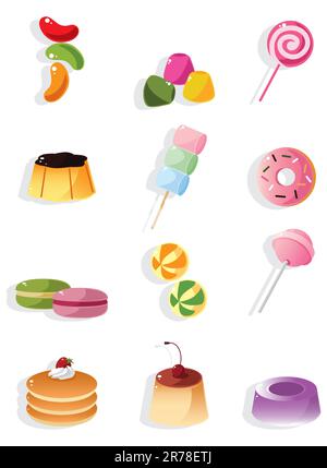 cartoon candy icon Stock Vector