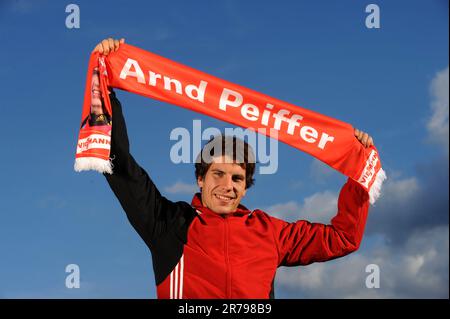 Arnd Peiffer Biathlon, Privataufnahmen, Feature. Stock Photo