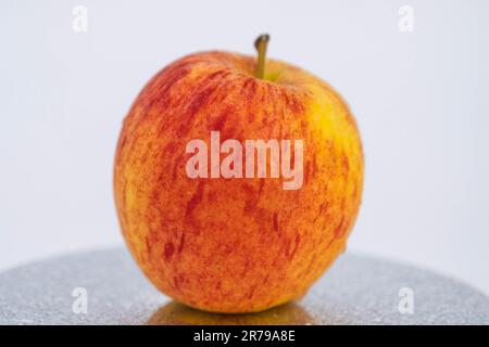 Fresh red apple isolated on white background. Stock Photo
