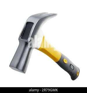 Claw hammer isolated on white - clipping path included Stock Photo