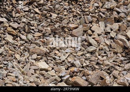Consisting of shattered stone texture Stock Photo