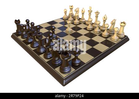 Chess Opening: Italian Game Stock Photo - Alamy