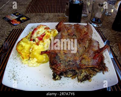 Cuy roasted Guinea pig, Peru Stock Photo