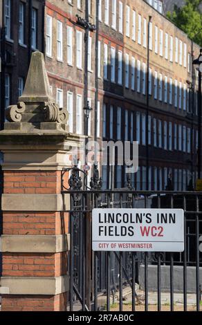 Lincolon's Inn Field London Stock Photo