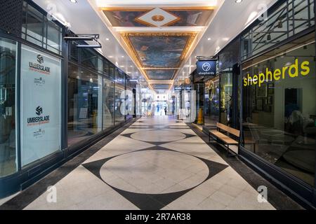 Piccadilly Arcade in Birmingham, West Midlands England UK Stock Photo