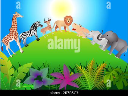 Animal cartoon Stock Vector