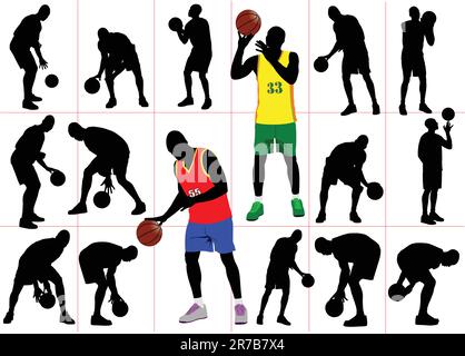 Basketball poster. Vector illustration Stock Vector
