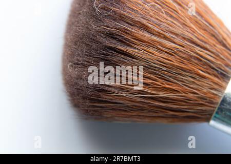 single brush on white background close-up Stock Photo