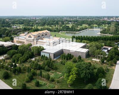 Saint Louis Art Museum addition designed by David Chipperfield Stock Photo