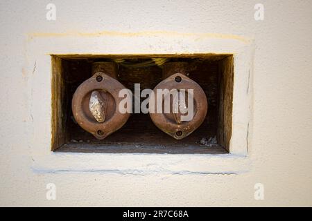 Historical electric switch Stock Photo