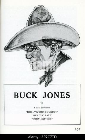 BUCK JONES cowboy star Stock Photo - Alamy