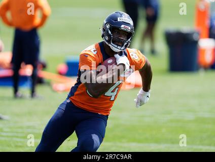 Denver Broncos tight end Julius Thomas (80) watches as the pass intended  for him is about to be intercepted by Seattle Seahawks strong safety Kam  Chancellor (31) at the Super Bowl XLVIII