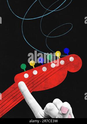 Jazz guitar concept hi-res stock photography and images - Alamy