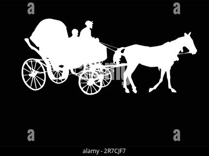 https://l450v.alamy.com/450v/2r7cjf7/barouche-silhouette-vector-2r7cjf7.jpg