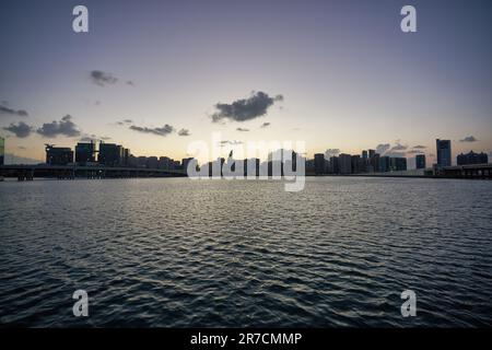 ABU DHABI, UAE - CIRCA JANUARY, 2020: Abu Dhabi urban landscape. Stock Photo