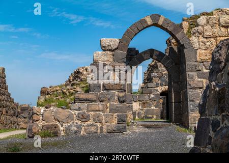 BELVOIR CASTLE (1168) BELVOIR (KOKHAV HAYARDEN) NATIONAL PARK ISRAEL Stock Photo