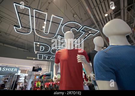 Rosa Advertencia Surrey Nike shop at Siam premium outlet on 1 July 2020,Bangkok,Thailand Stock  Photo - Alamy