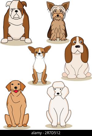 Dog cartoon Stock Vector