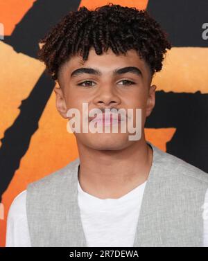 Los Angeles, USA. 14th June, 2023. Ethann Isidore arrives at the LucasFilms' INDIANA JONES AND THE DIAL OF DESTINY Los Angeles Premiere held at the Dolby Theatre in Hollywood, CA on Wednesday, ?June 14, 2023. (Photo By Sthanlee B. Mirador/Sipa USA) Credit: Sipa USA/Alamy Live News Stock Photo