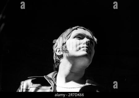 Jacqui Abbott of The Beautiful South play at Cardiff International Arena CIA on 14 April 1997. Archive shot on slide film. Photo: Rob Watkins Stock Photo