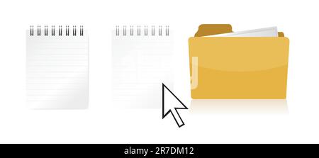 transferring files illustration design isolated over a white background Stock Vector