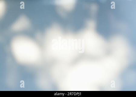 Abstract blue and white blurred background.Soft blurry bokeh background. Minimalism in tones and moods are useful in many projects. Stock Photo