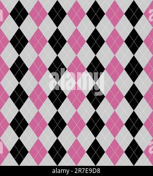 Seamless tiled background of an argyle style pattern Stock Vector